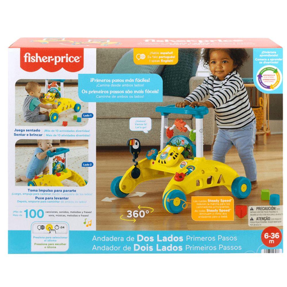 Fisher-Price Andadera de Dos Lados Primeros Pasos 6-36m