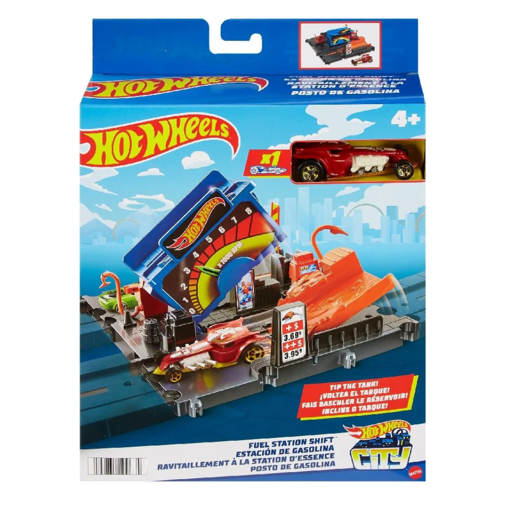 Hot Wheels Fuel Station Shift 4+