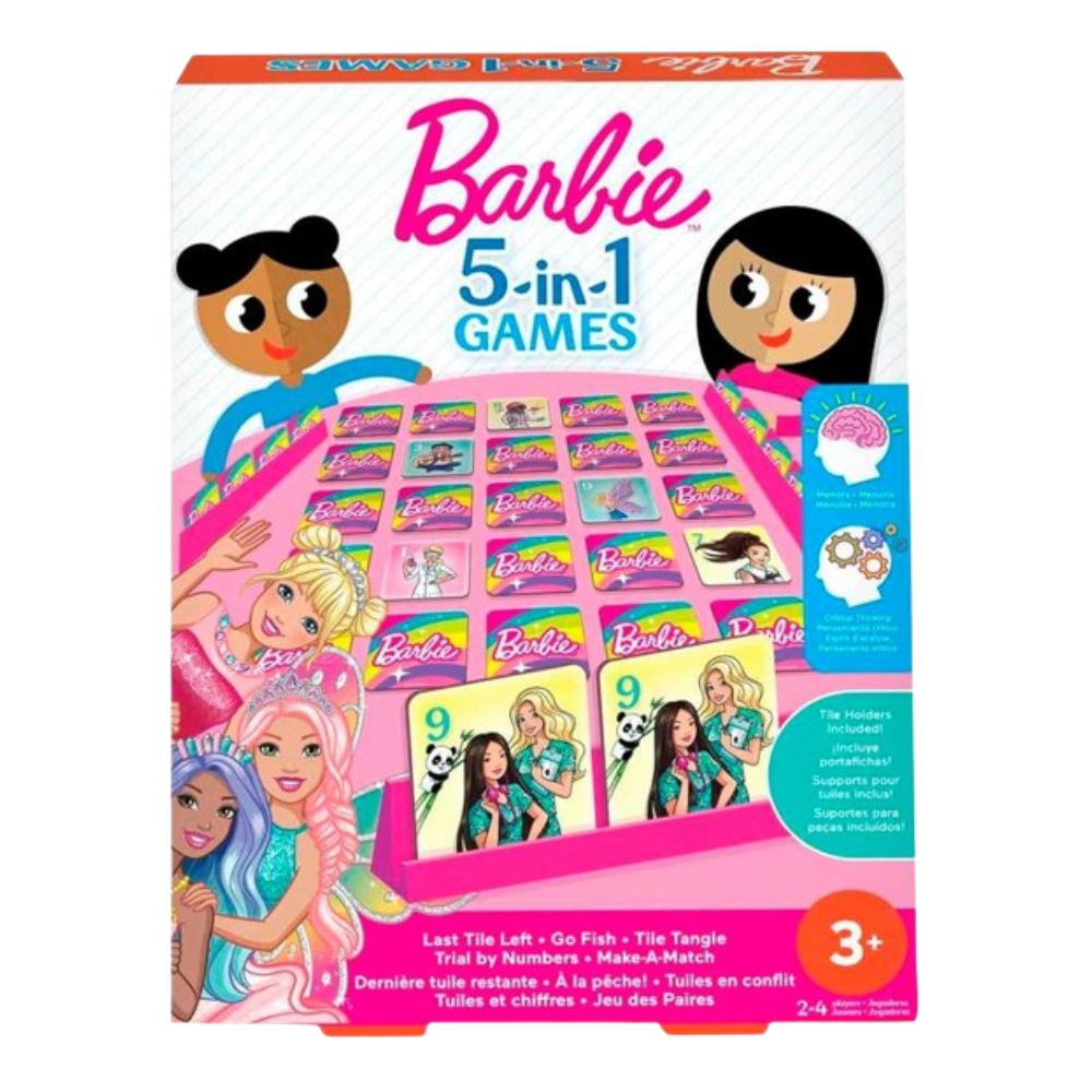 Memoria Barbie 5 in 1 Juego de Mesa