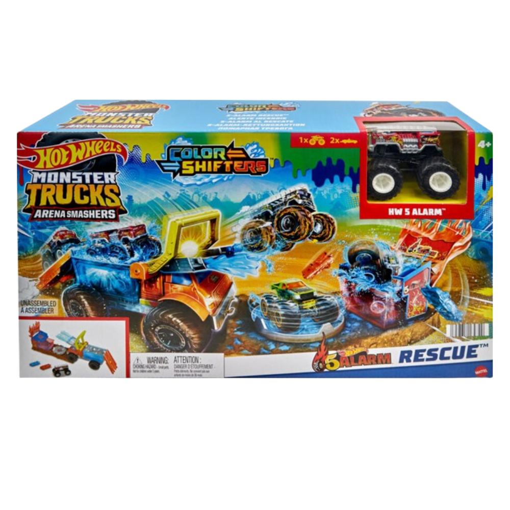 Hot Wheels Monster Trucks 5Alarm Rescue Color Shifters 4+