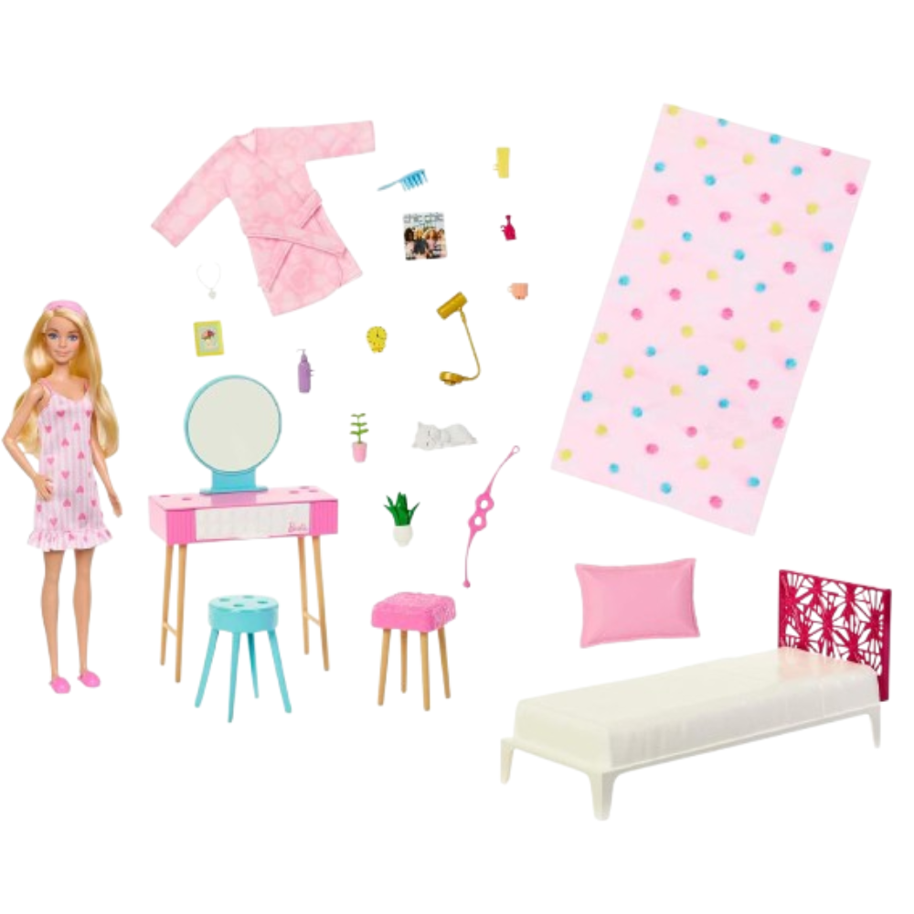 Barbie La Pelicula Muñeca y Dormitorio Playset 3+