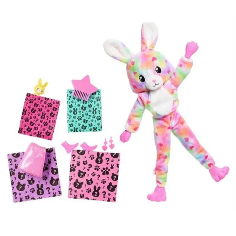 Barbie Cutie Reveal 10 Surprises Pet Inside Conejo