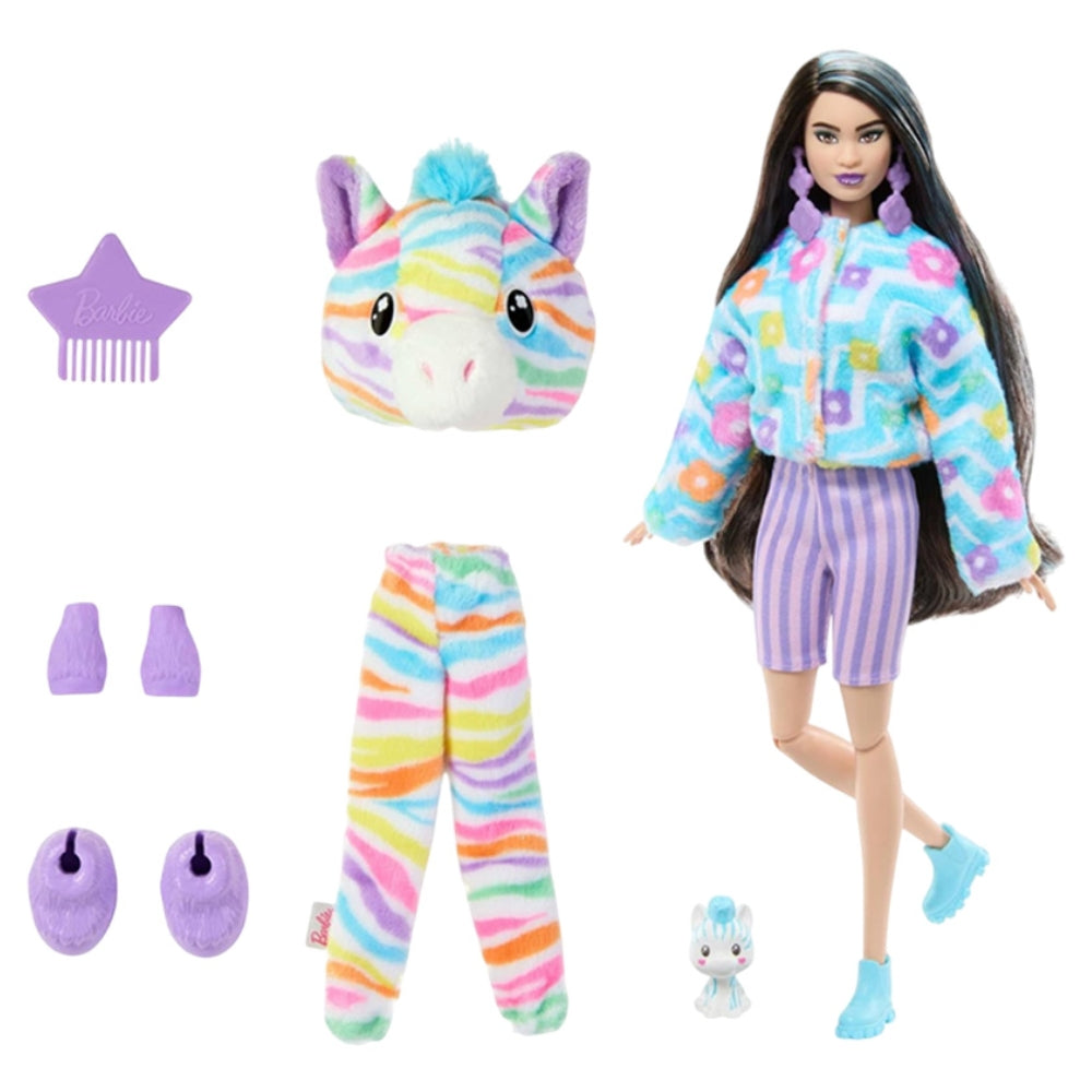 Barbie Cutie Reveal 10 Surprises Pet Inside Cebra