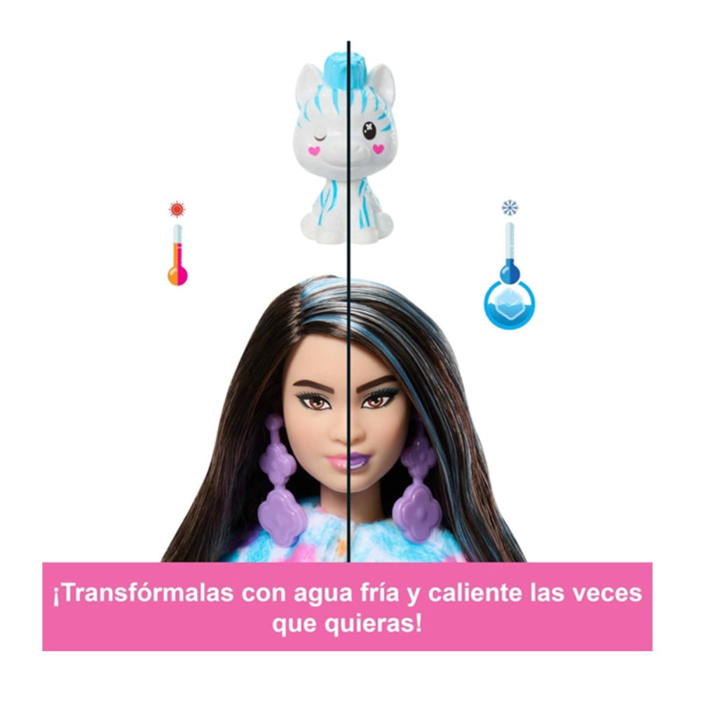 Barbie Cutie Reveal 10 Surprises Pet Inside Cebra