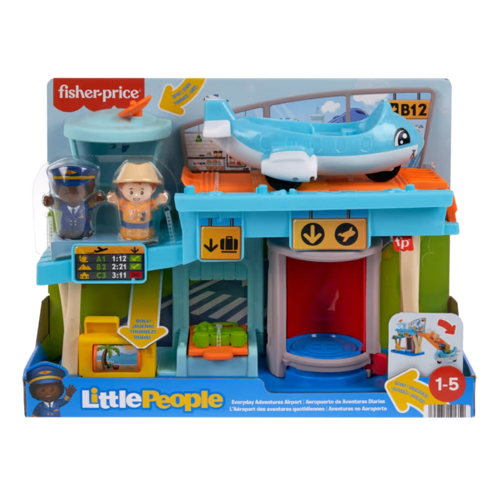 Fisher Price Little People Aeropuerto de Aventuras Diarias 1-5
