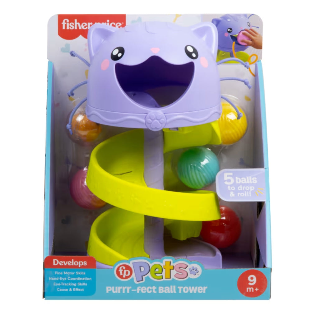 Fisher Price Gatito Pelotitas Rodantes 9m+