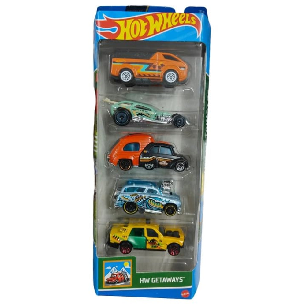 Hot Wheels Pack de 5 Carritos 12 Modelos Variados