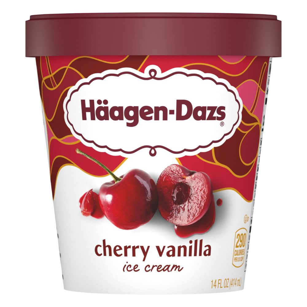 Helado Haagen-Dazs Cherry Vanilla 414ml