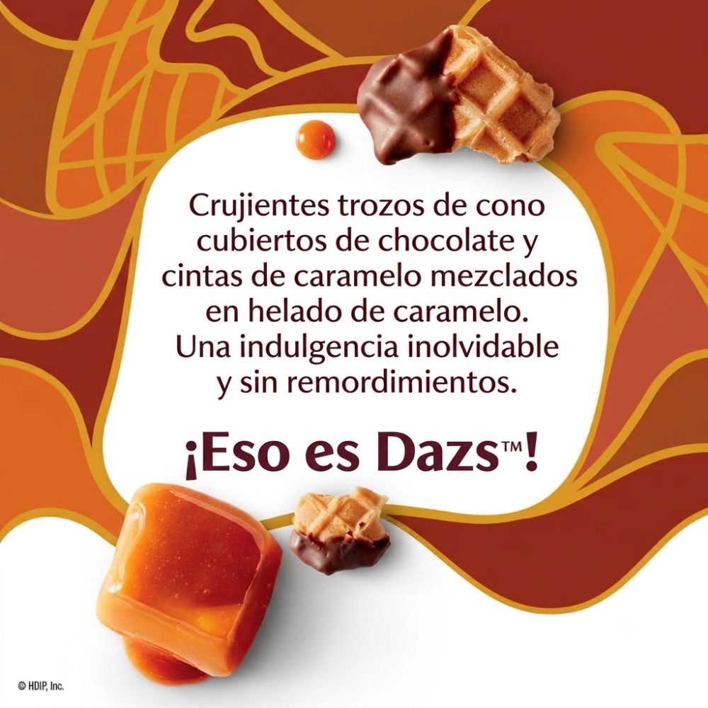 Helado Haagen Dazs Caramel Cone 414ml