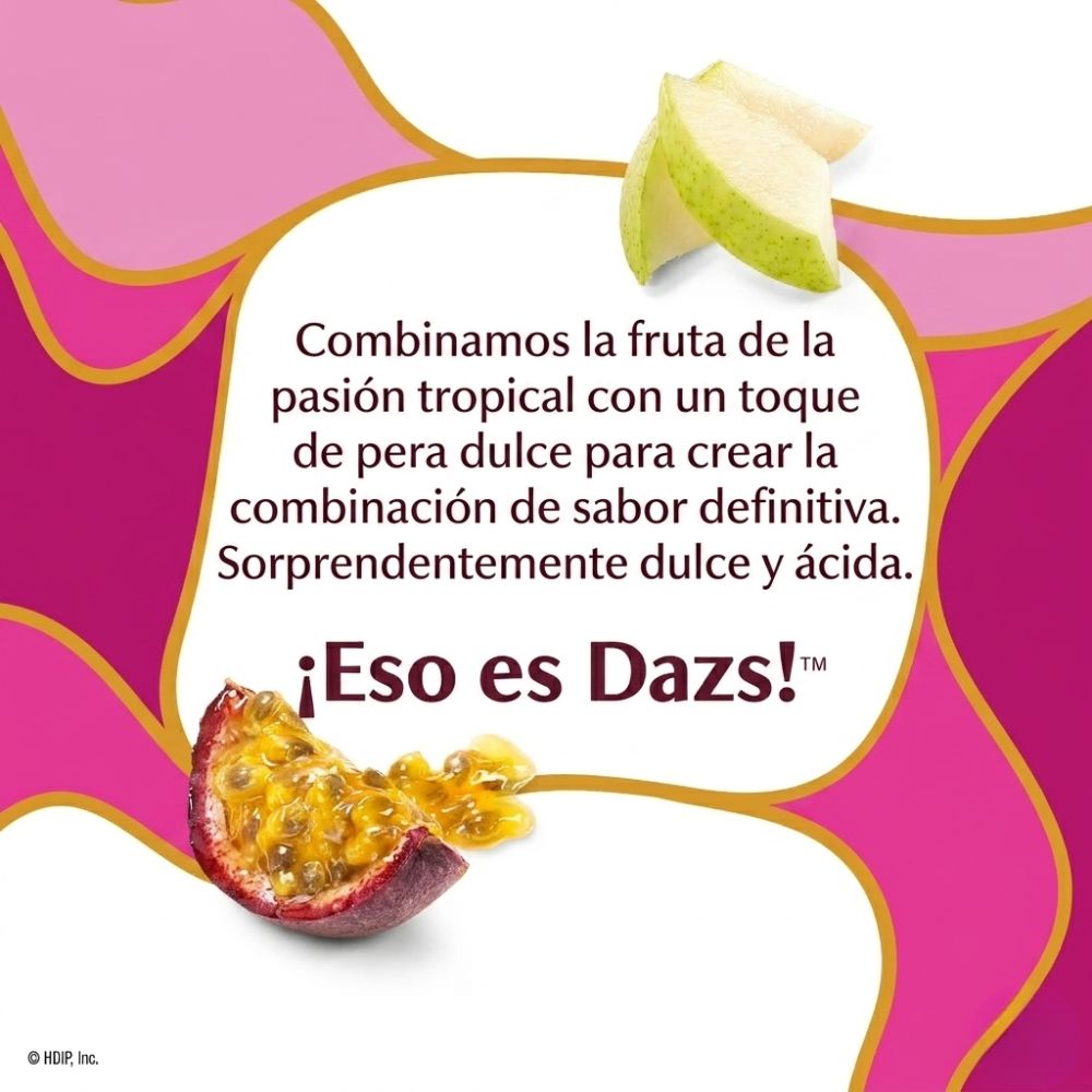 Helado Haagen-Dazs Sorbet Passion Fruit & Sweet Pear 414ml