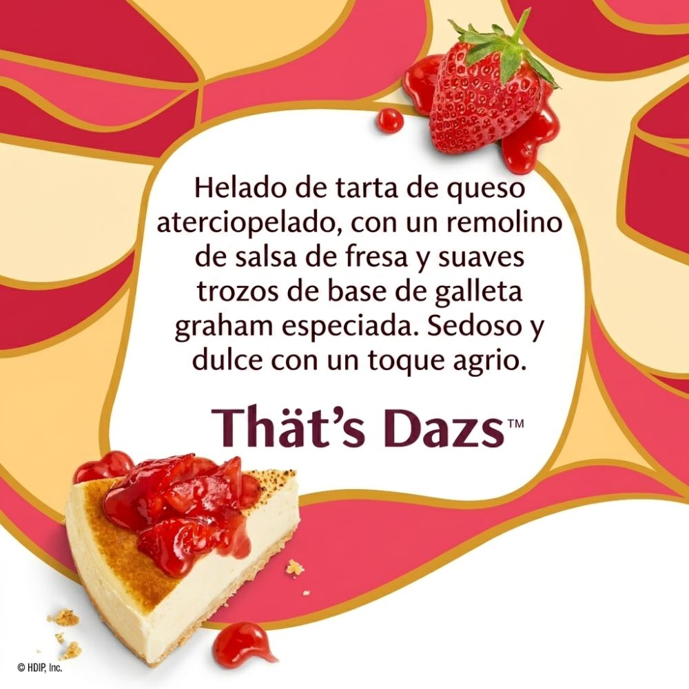 Helado Haagen-Dazs New York Strawberry Cheesecake 414ml