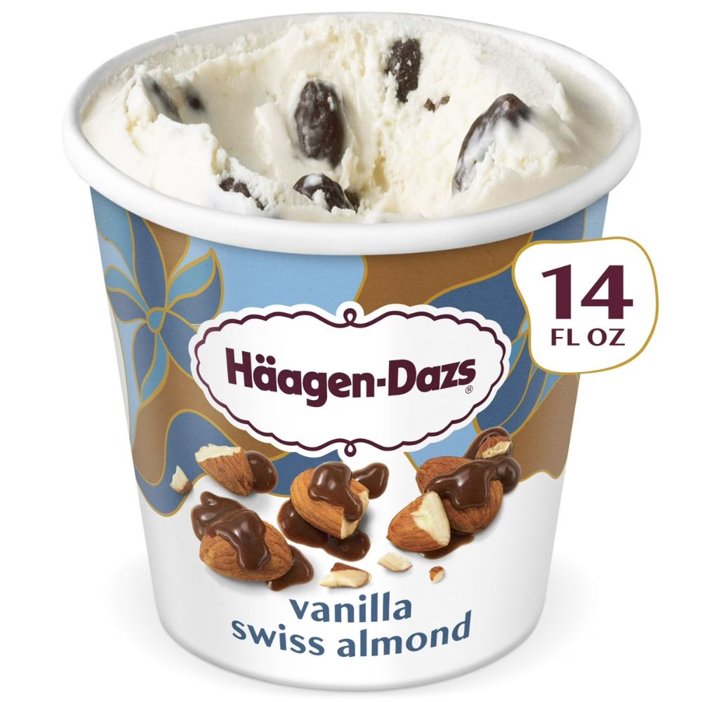 Helado Haagen Dazs Vanilla Swiss Almond 414ml
