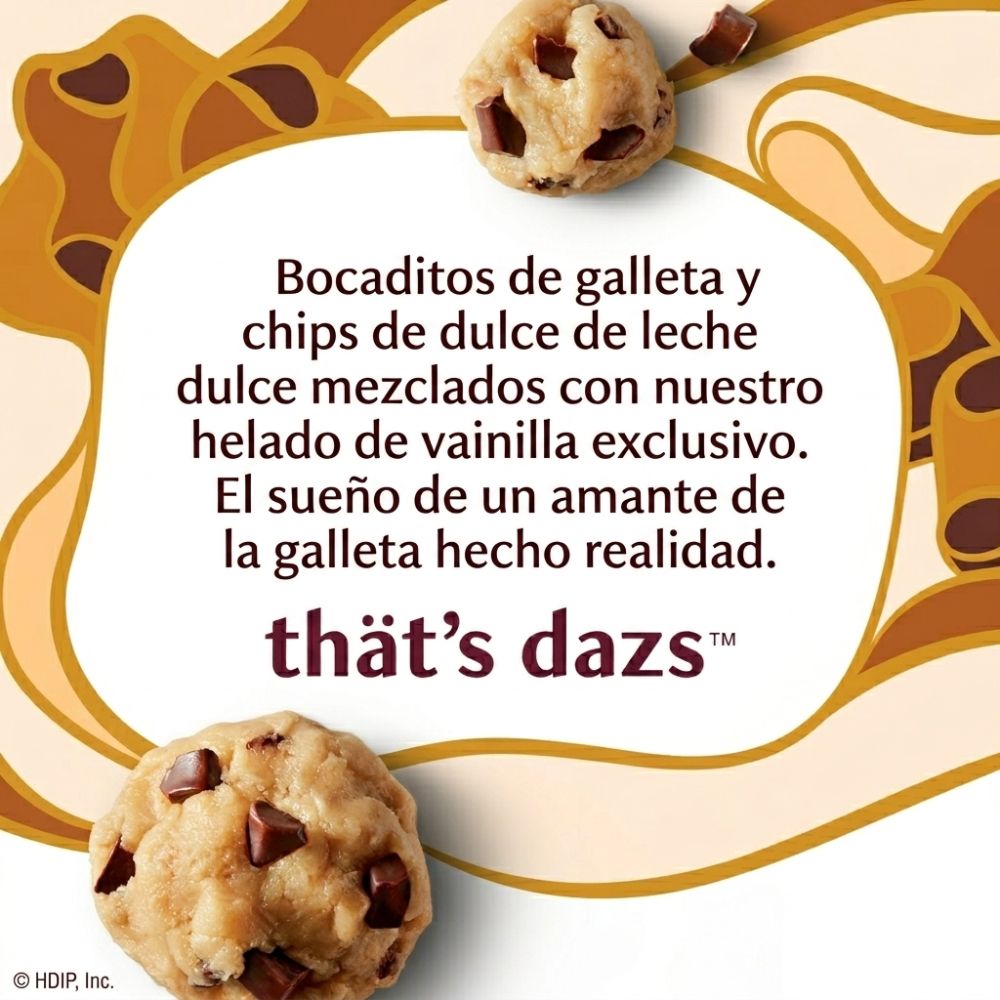 Helado Häagen Dazs Chocolate Chip Cookie Dough 414ml