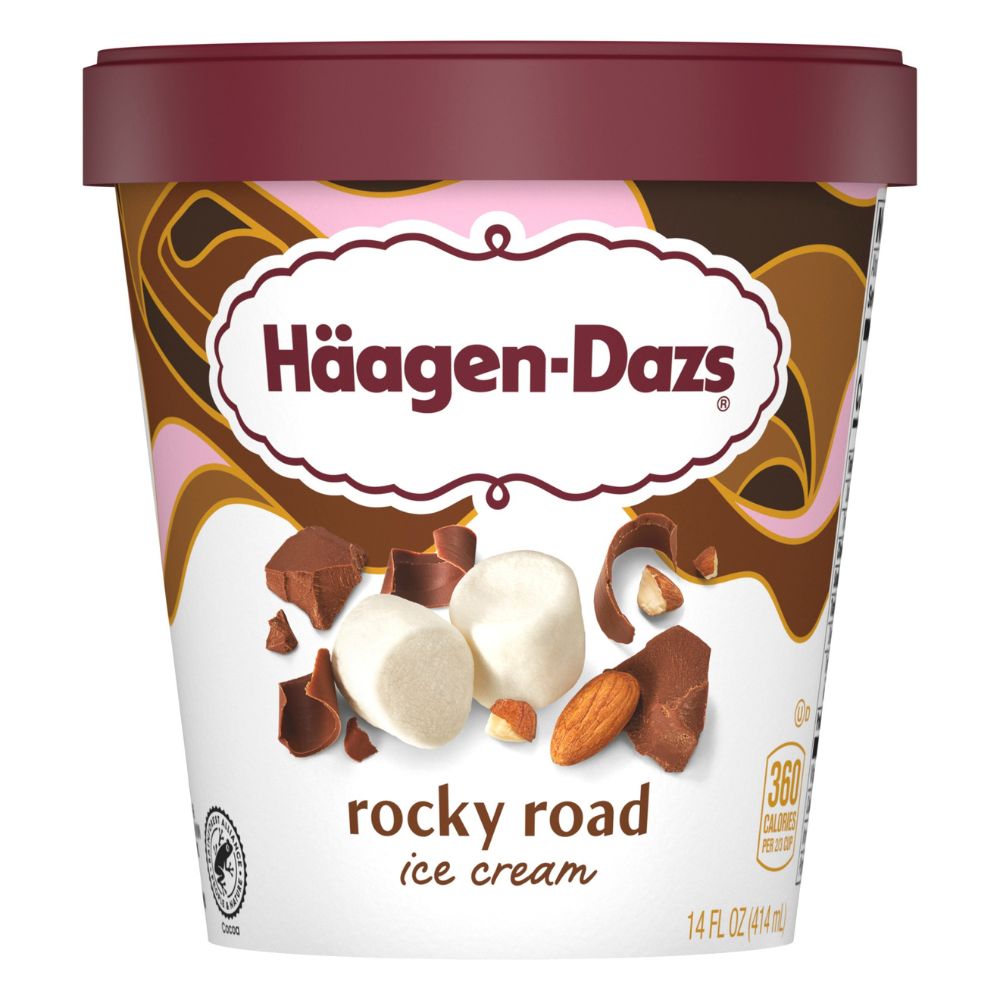 Helado Häagen Dazs Rocky Road 414ml