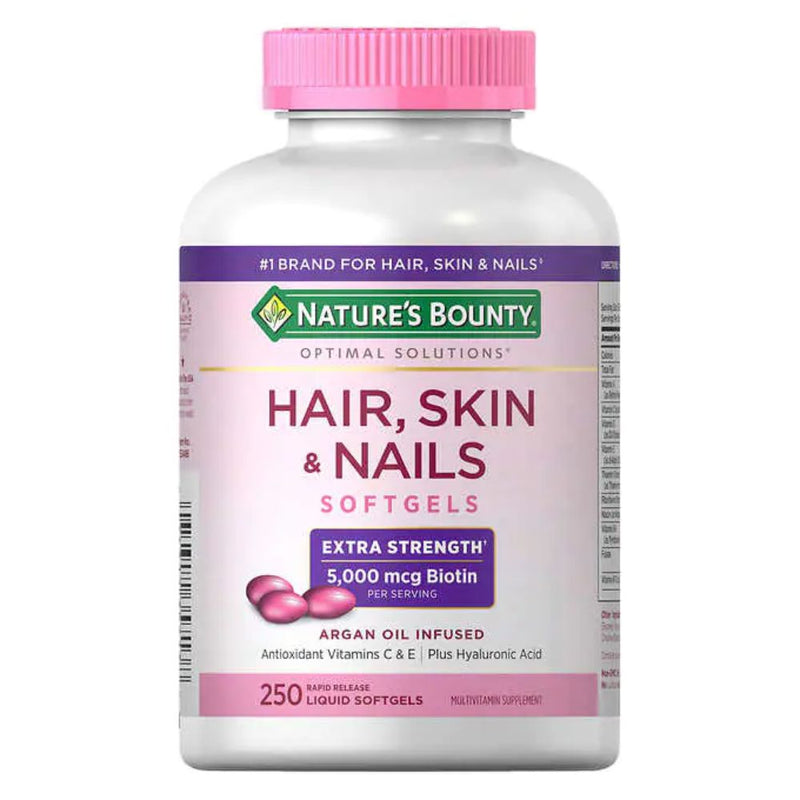 Hair Skin & Nails Biotin Extra Strengh 250 Liquid Softgels