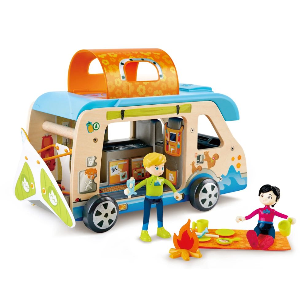 Hape Adeventure Van 23 piezas 3+
