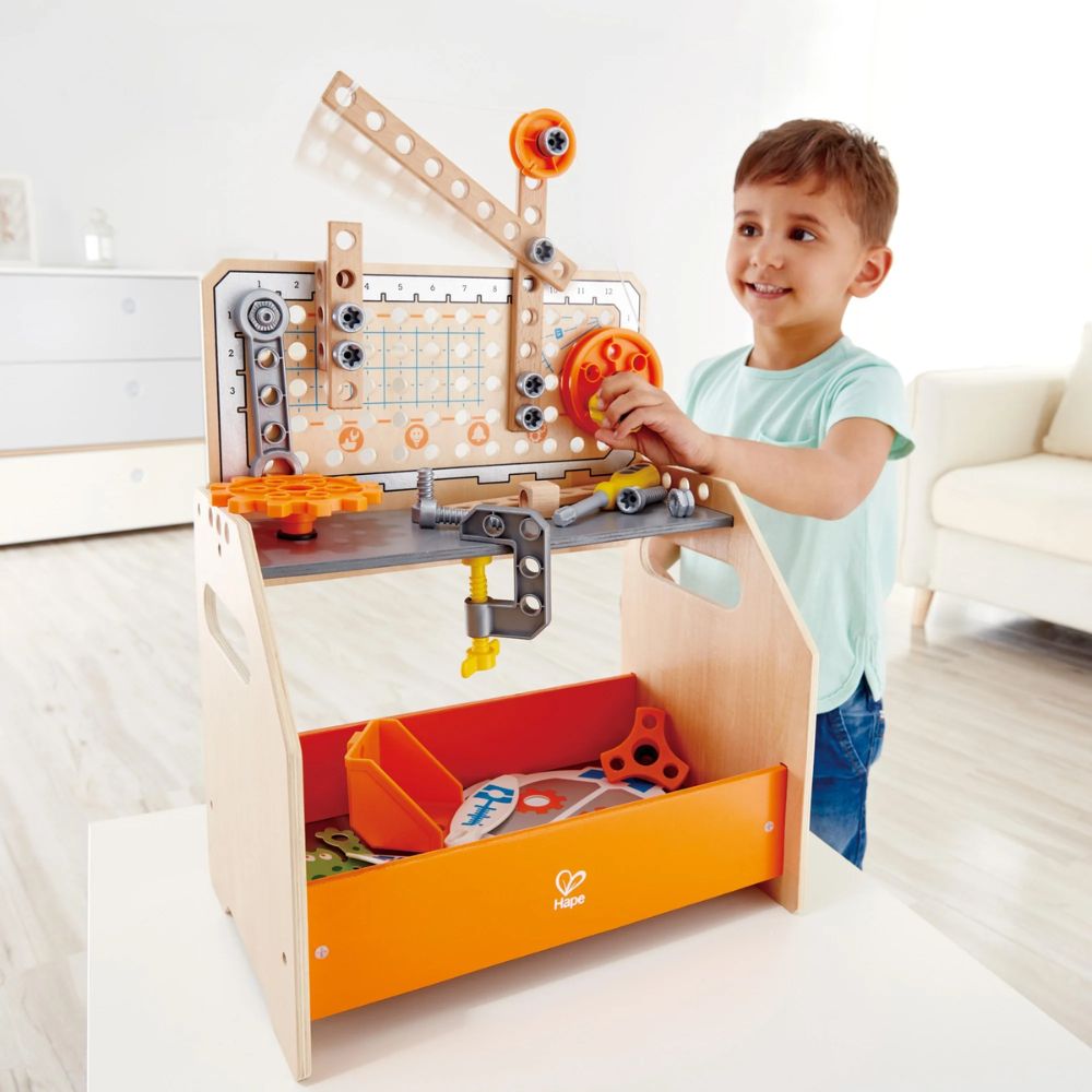 Hape Discovery Scientific Workbench 58 piezas 4-12 años