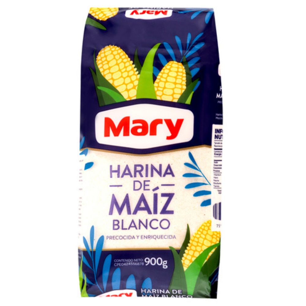 Mary Harina de Maiz Blanco 900gr