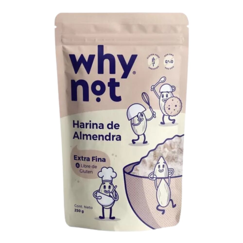 Harina de Almendras Why Not Libre de Gluten 250gr