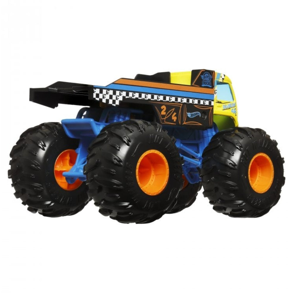 Hot Wheels Monster Trucks Oversized 1:24 Scale Metal Die-Cast Toy Truck (Haulin 64)