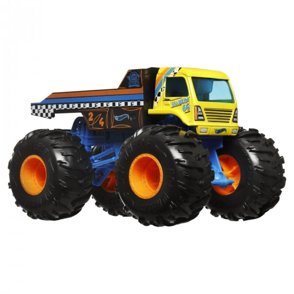 Hot Wheels Monster Trucks Oversized 1:24 Scale Metal Die-Cast Toy Truck (Haulin 64)