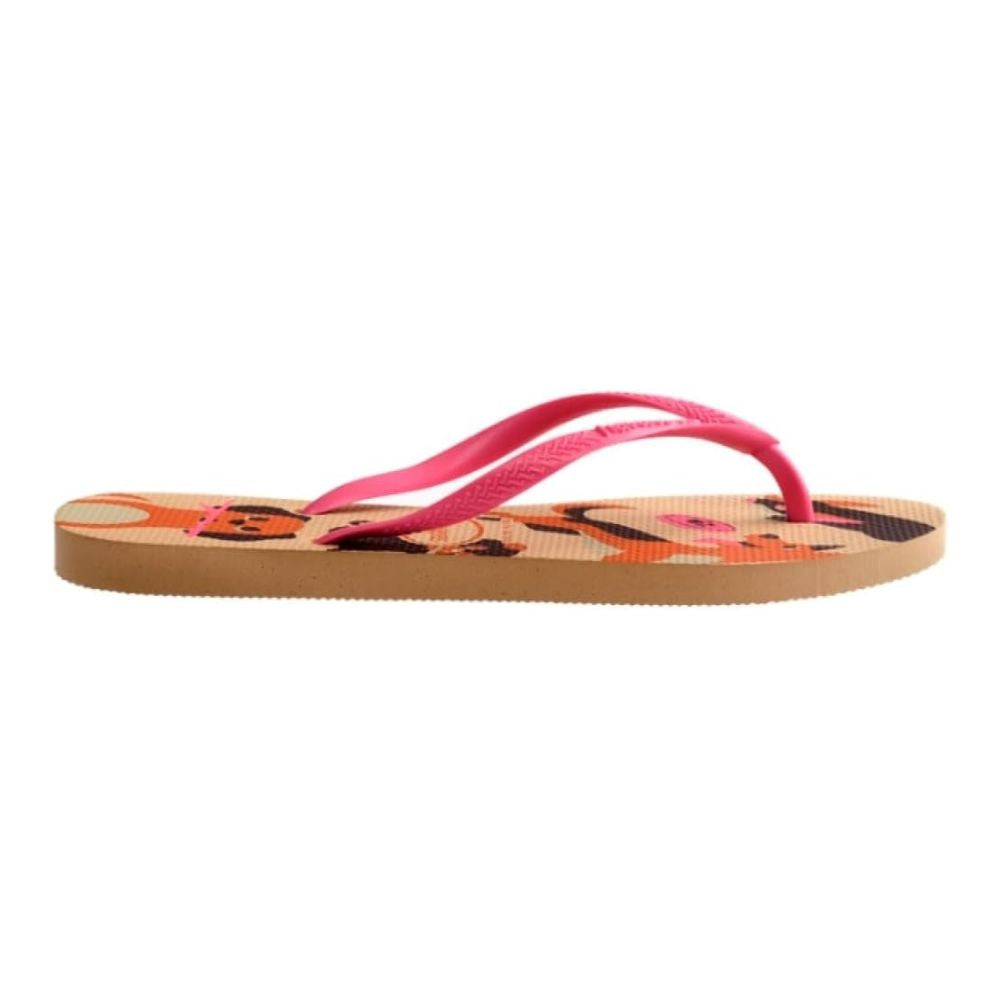 Havaianas Sandalias Para Niñas Slim Pets Golden
