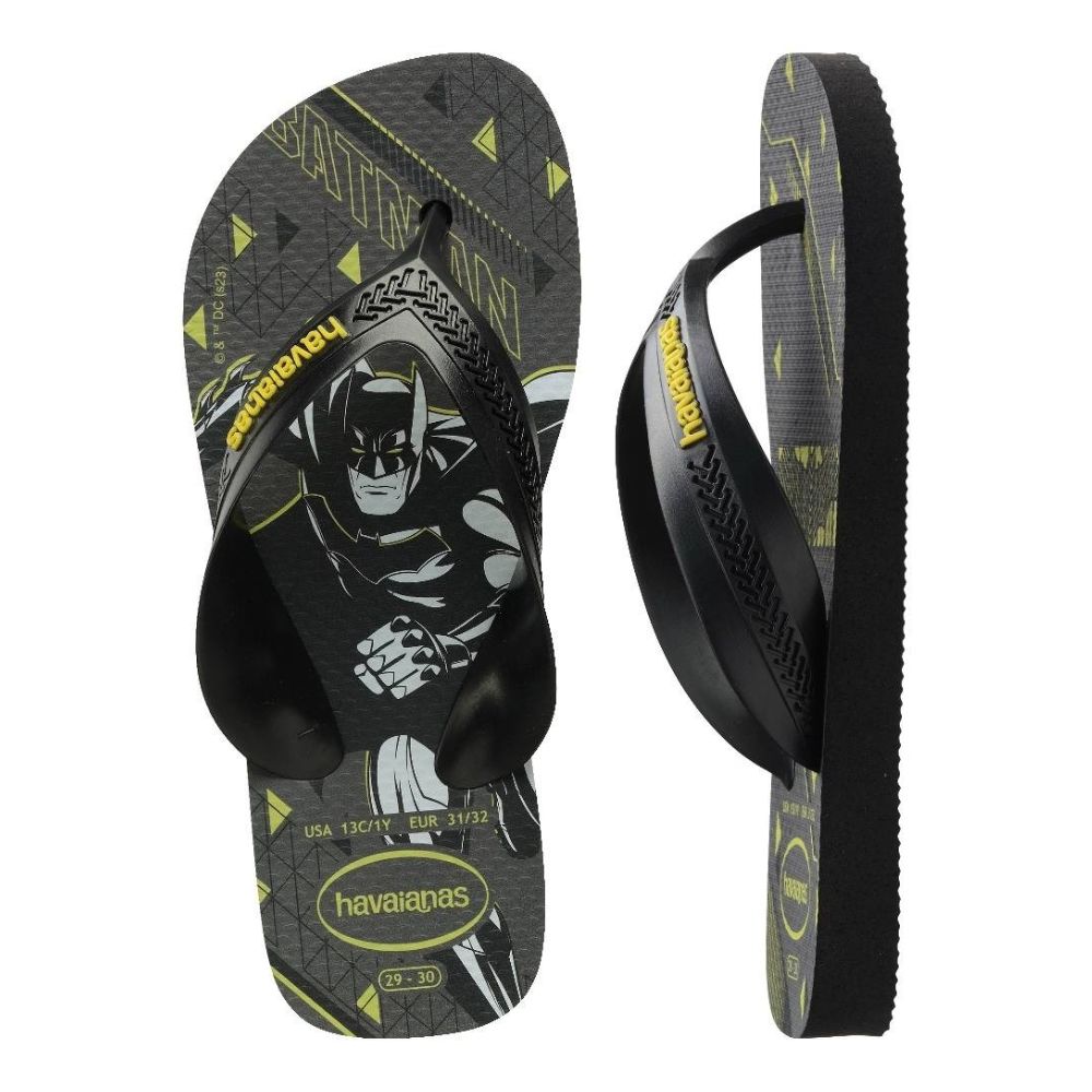 Havaianas Sandalias Para Niños Kids Max Herois Batman