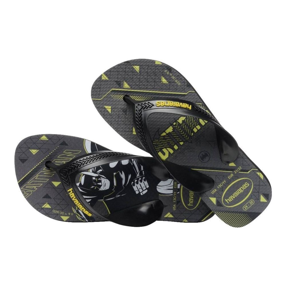 Havaianas Sandalias Para Niños Kids Max Herois Batman