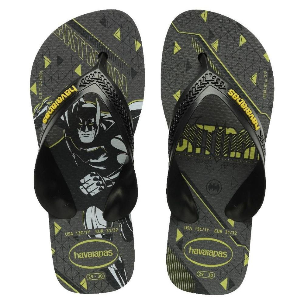 Havaianas Sandalias Para Niños Kids Max Herois Batman