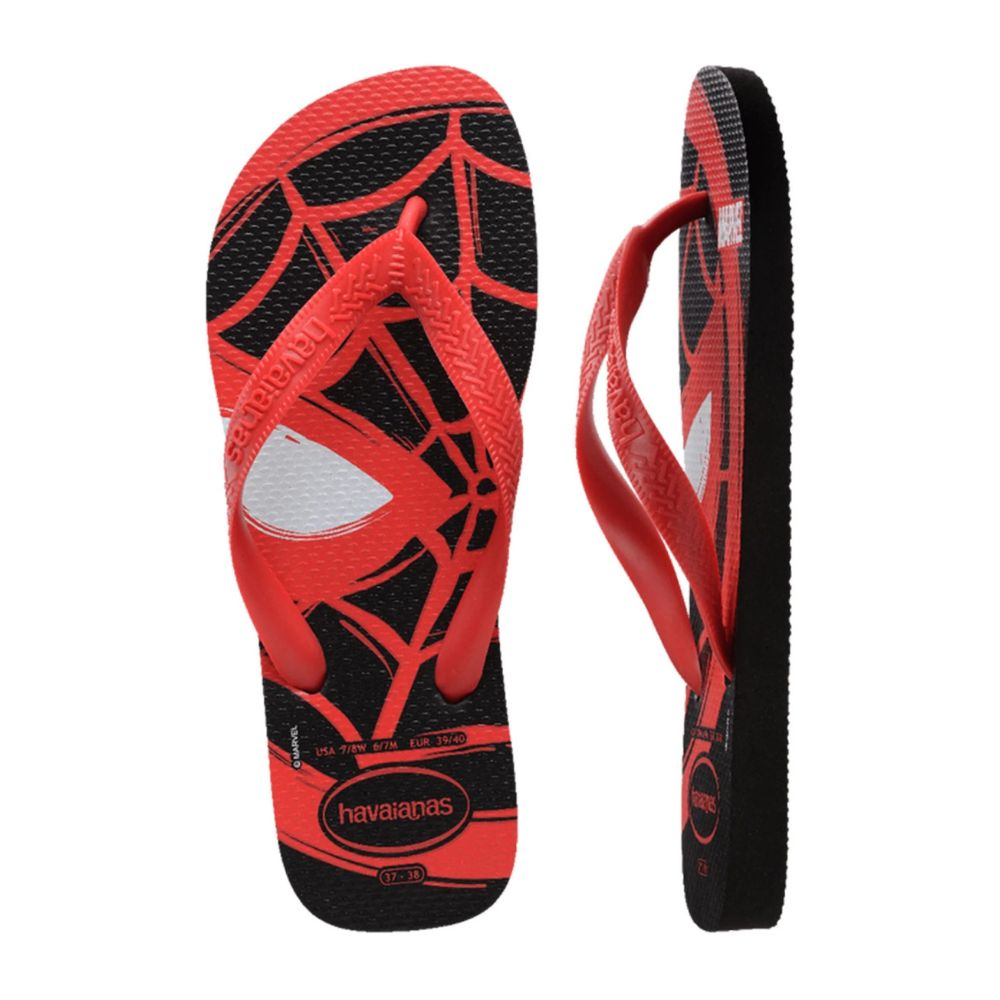 Havaianas Sandalias Para Niños Top Marvel Logomania Spiderman