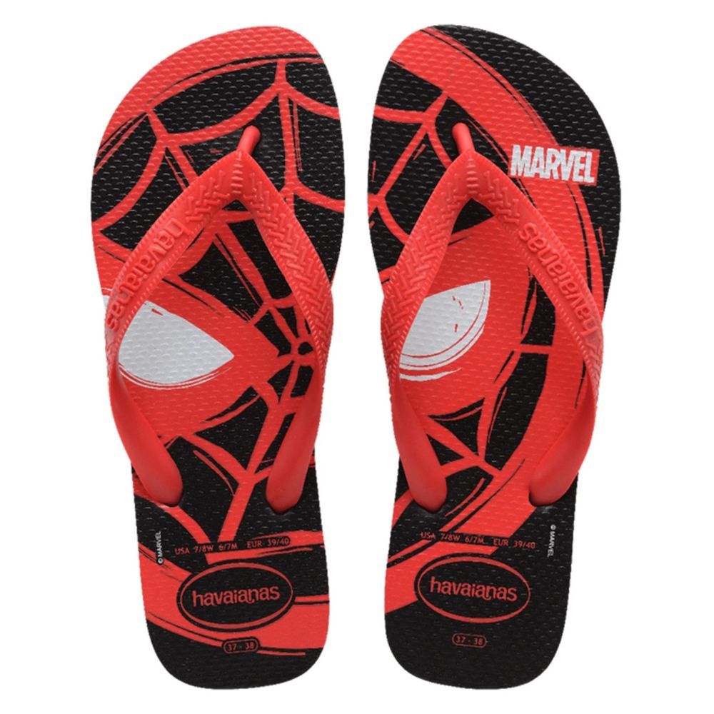 Havaianas Sandalias Para Niños Top Marvel Logomania Spiderman