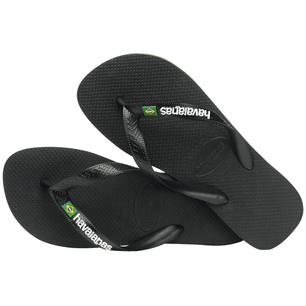 Havaianas Sandalias Brasil Logo Black