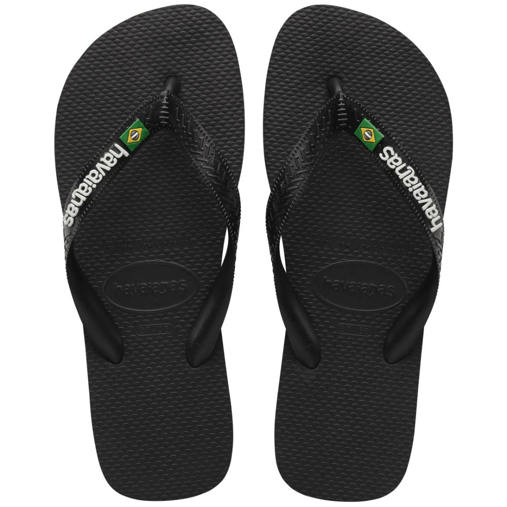 Havaianas Sandalias Brasil Logo Black