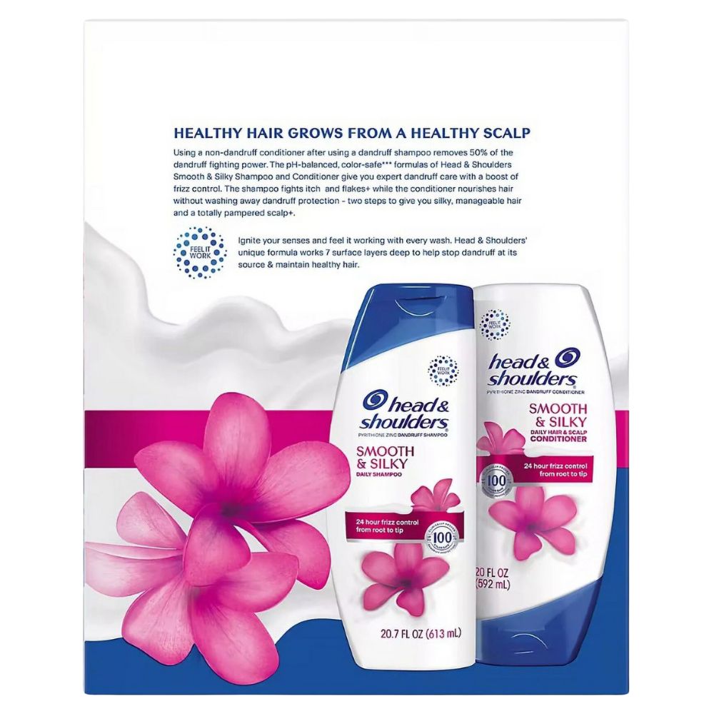 Head & Shoulders Shampoo + Conditioner Smooth and Silky 2Und