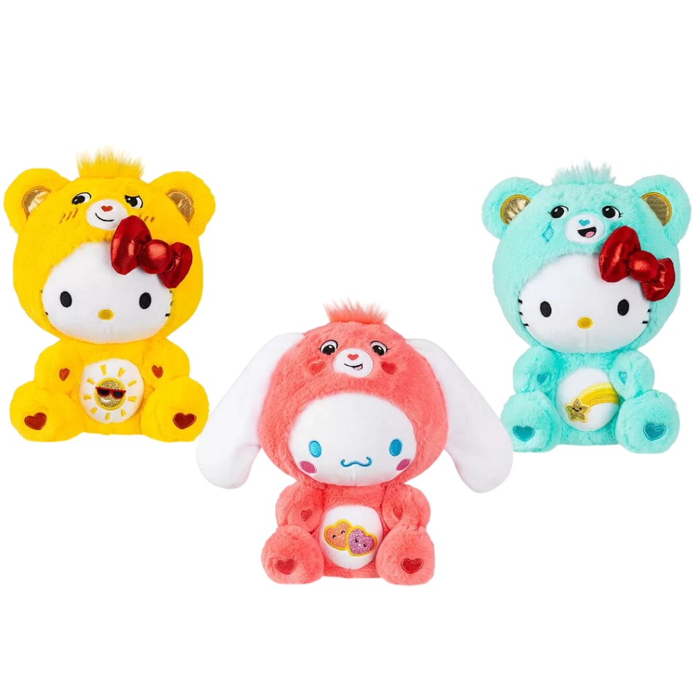 Hello Kitty and Friends x Care Bears Special Collector Set Excluusive 3 Pack