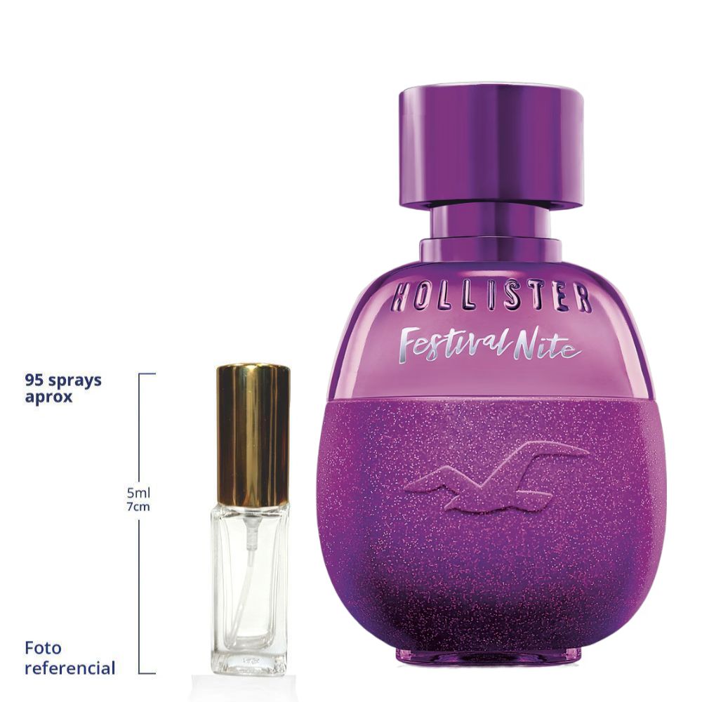 Hollister Festival Nite Decant Travel Size Eau De Parfum For Woman