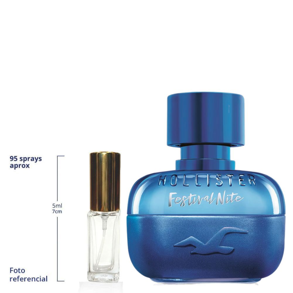 Hollister Festival Nite Decant Travel Size Eau de Toilette For Men