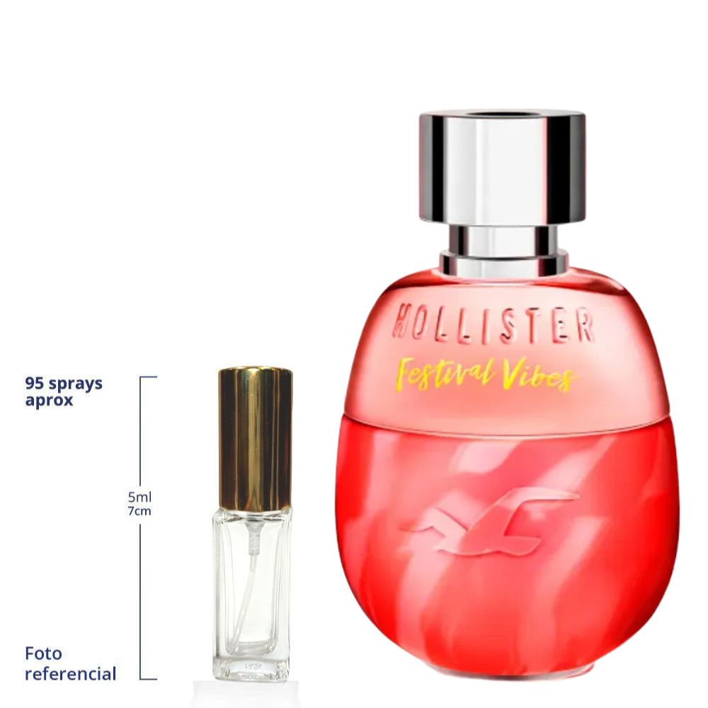 Hollister Festival Vibes Decant Travel Size Eau De Parfum For Woman