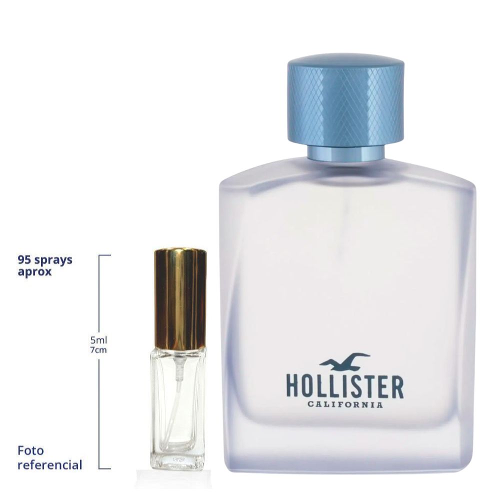 Hollister Free Wave Decant Travel Size Eau de Toilette For Men