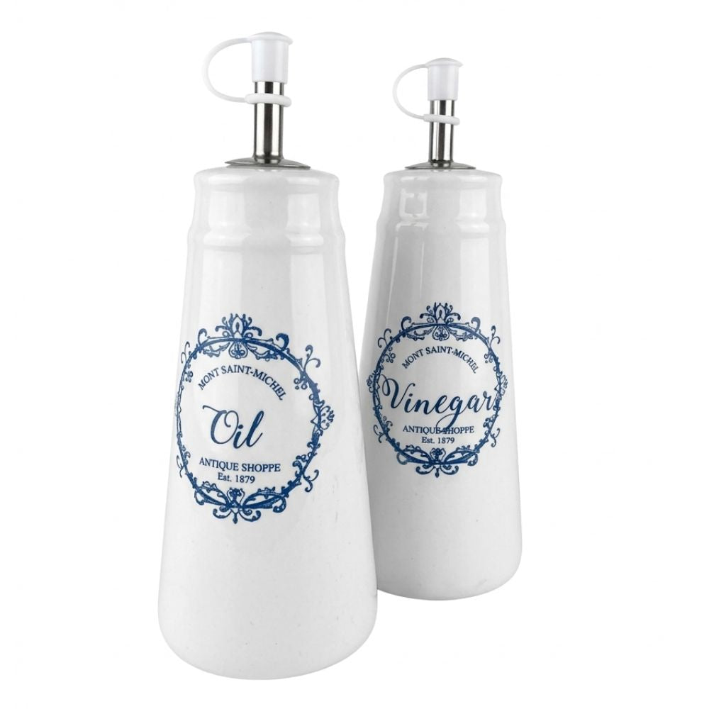 Home Basics Set De Dispensador De Aceite y Vinagre