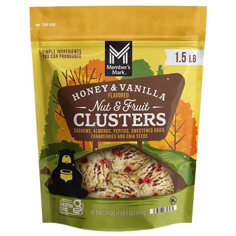 Member's Mark Honey & Vanilla Flavored Nut & Fruits Clusters 680gr