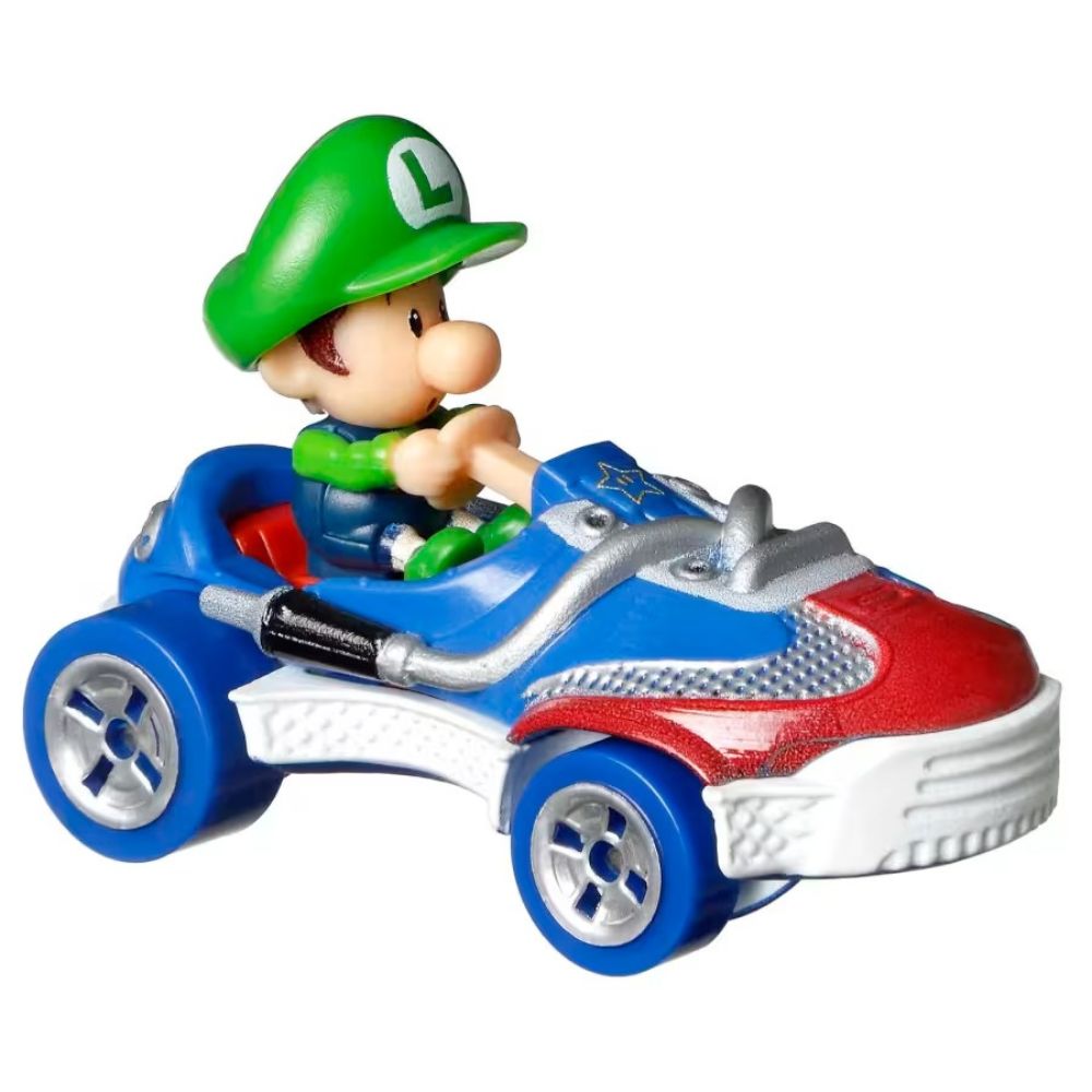 Hot Wheels Mario Kart Baby Luigi Sneeker