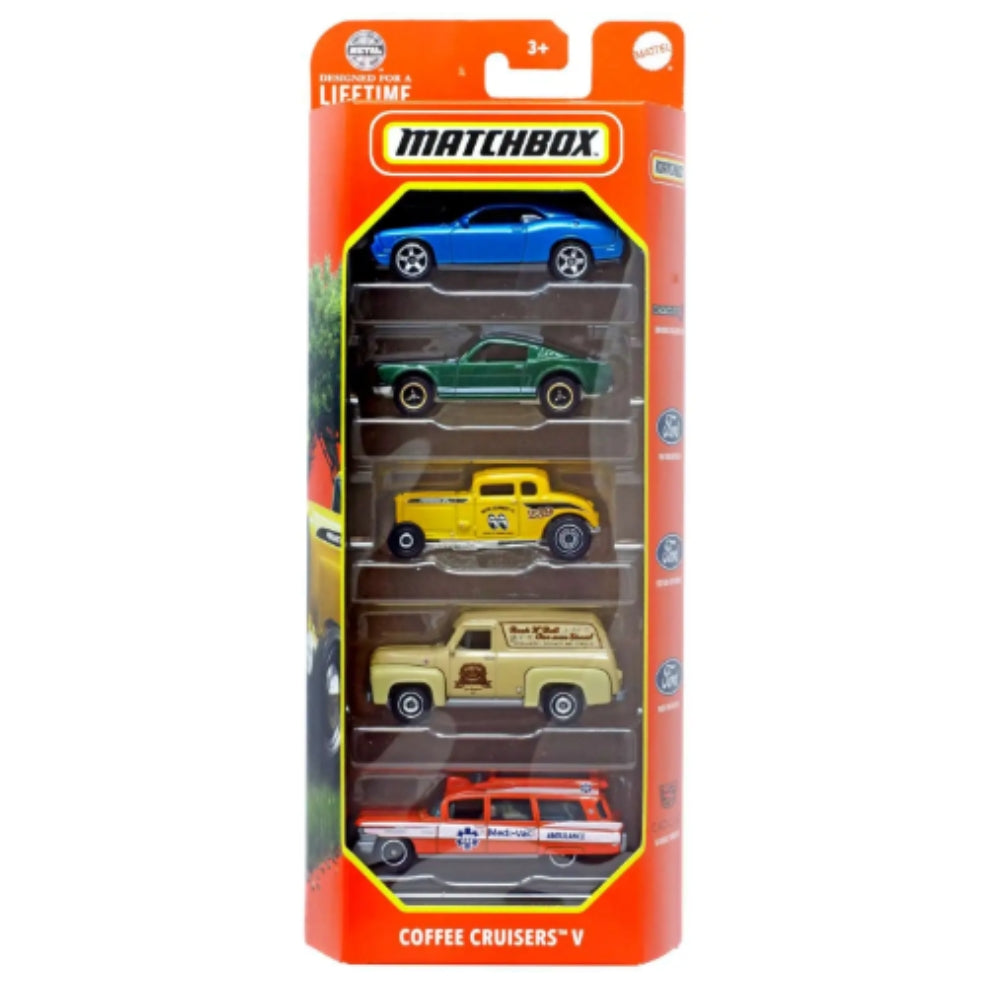 Hot Wheels Matchbox 5 Pack Modelos Variados