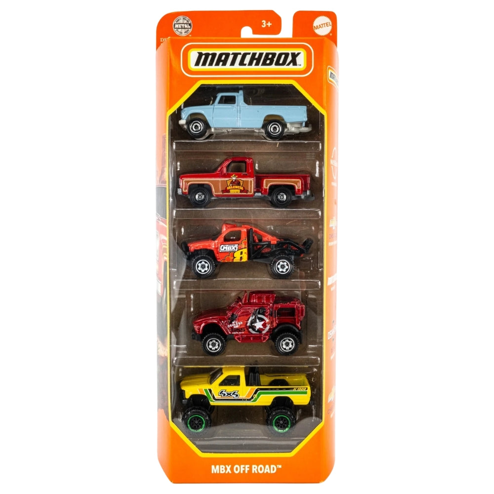 Hot Wheels Matchbox 5 Pack Modelos Variados