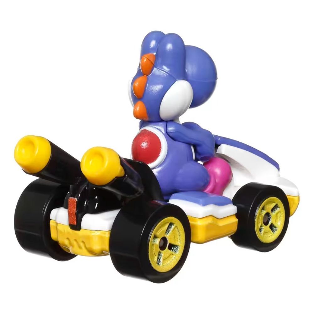Hot Wheels Mario Kart Blue Yoshi Standard Kart