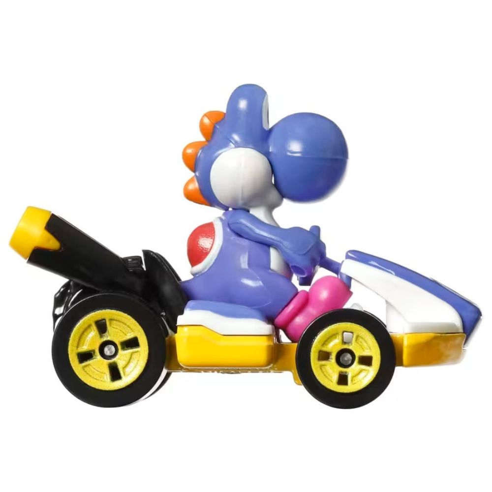 Hot Wheels Mario Kart Blue Yoshi Standard Kart