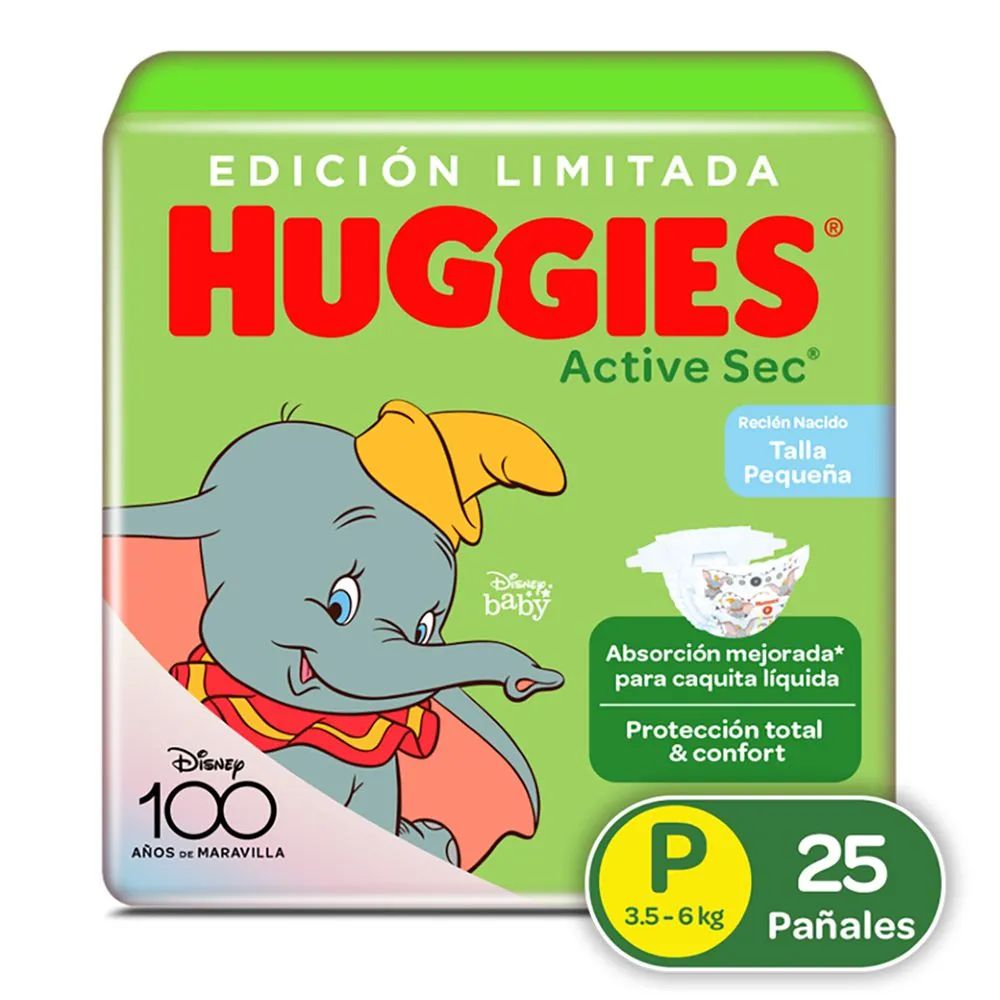 Huggies Pañal Disney Active Sec P 25und