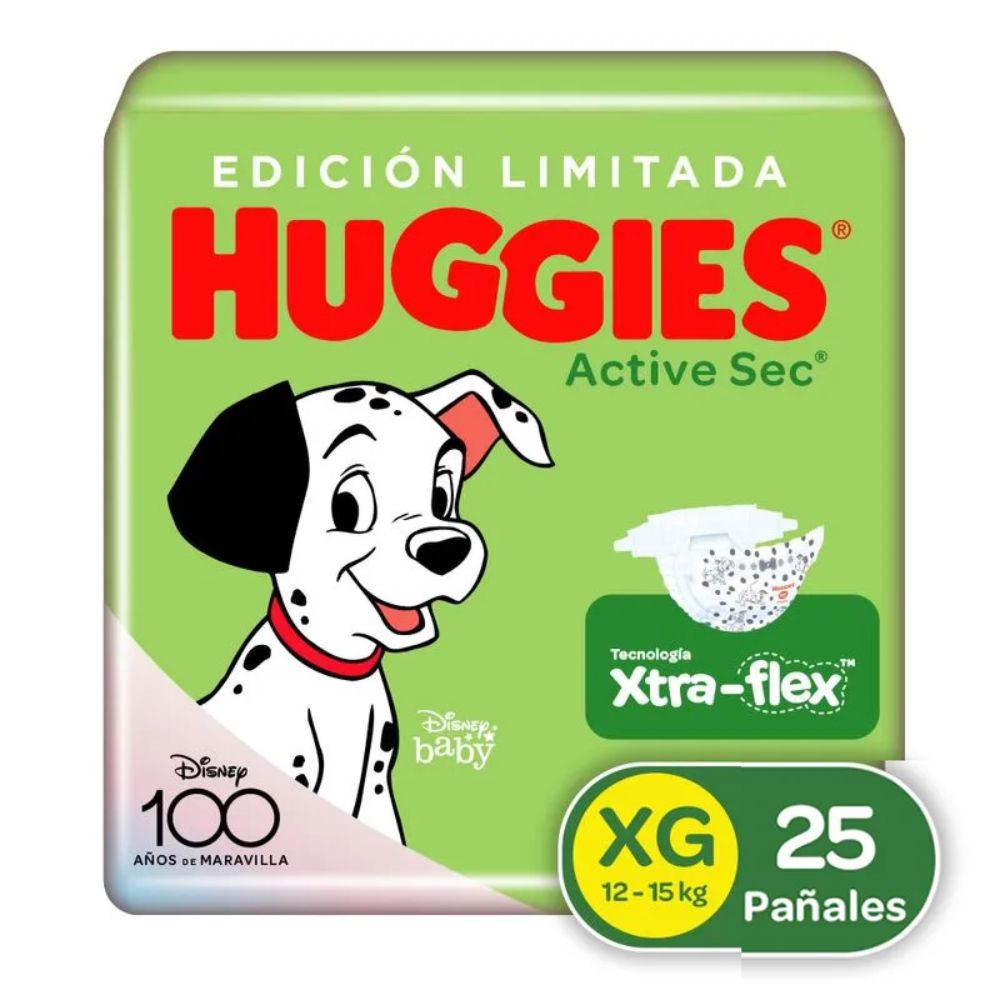 Huggies Pañal Disney Active Sec XG 25und