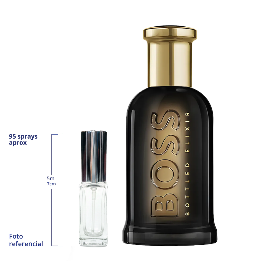 Hugo Boss Bottled ElixirDecant Travel Size 5ml y 10ml 75 a 150 Sprays Aprox Eau De Parfum For Men