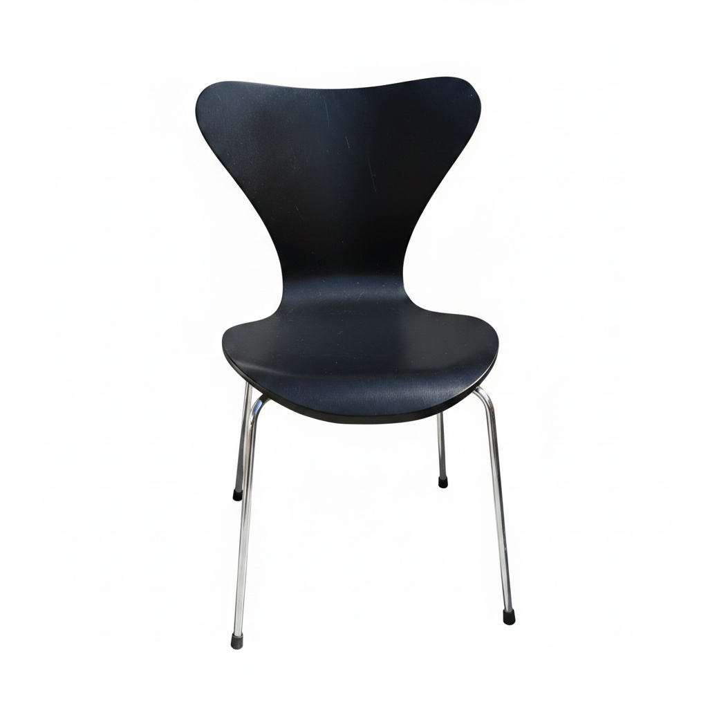 Silla de Madera Negra